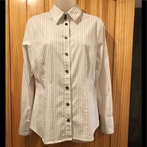 🎉4 For 25🎉Apostrophe Vertical Striped Blouse